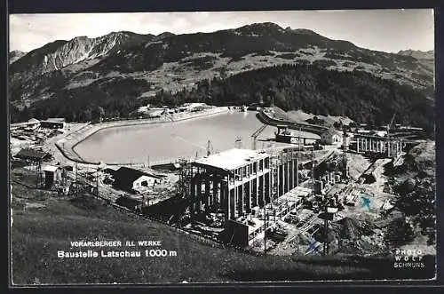 AK Latschau, Vorarlberger Ill Werke, Baustelle