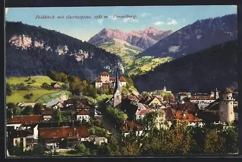 AK Feldkirch, Blick nach der Gurtisspitze