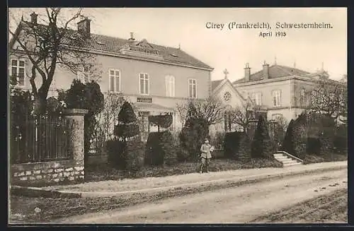 AK Cirey, Schwesternheim April 1915