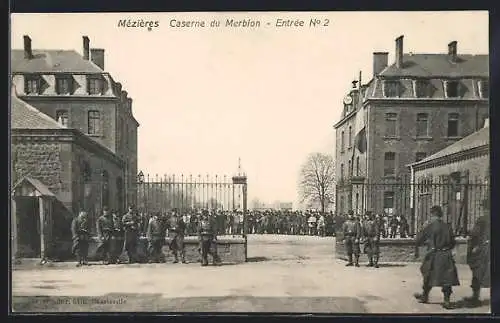 AK Mézières, Caserne du Merbion, Entrée