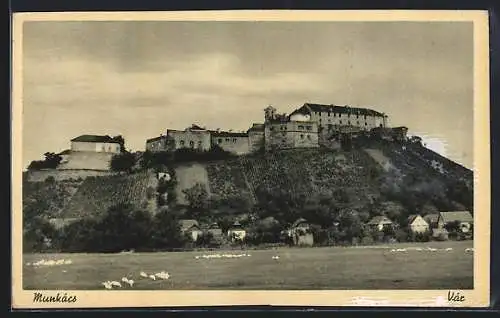 AK Munkács, Vár, Blick zur Festung