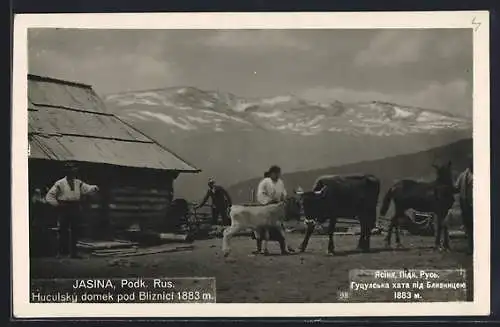 AK Jasina, Huzulische Bauern