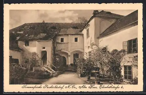 AK Perchtoldsdorf, Altes Haus in der Elisabethstrasse 4