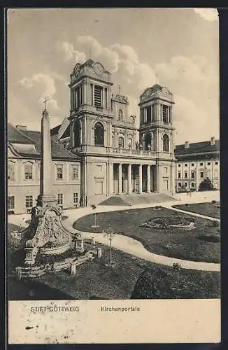 AK Göttweig, Stift, Kirchenportal