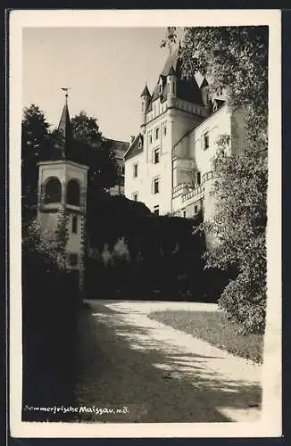 AK Maissau /N.Ö., Teilansicht vom Schloss