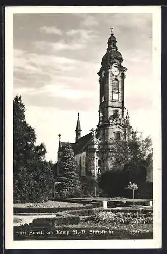 AK Zwettl am Kamp, Blick auf die Stiftskirche