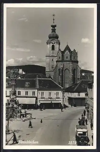 AK Neunkirchen, Blick zur Kirche