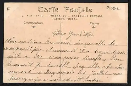 AK Grandes Maneuvres du Centre 1908, Le Général Camps et son Etat-Major