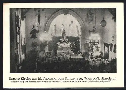 AK Wien, Unsere Kirche zur hl. Theresia vom Kinde Jesu, Starchant