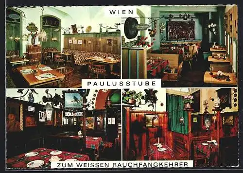 AK Wien, Restaurant Paulusstuben von Herta Harmer, Walfischgasse 7