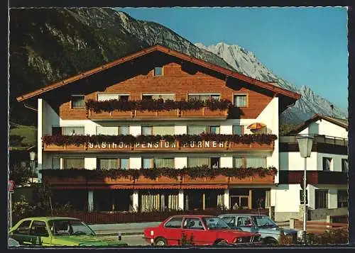 AK Thaur /Tirol, Gasthof Pension Purner der Familie Hofmann, BMW Auto