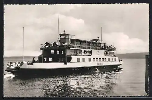 AK Bodenseefähre Konstanz auf dem Weg nach Meersburg