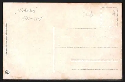 AK Salondampfer Württemberg auf dem Bodensee