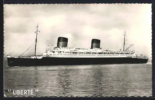 AK Passagierschiff Liberté, Compagbie Générale Transatlantique