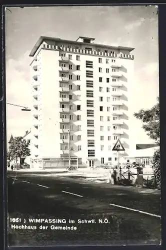 AK Wimpassing im Schwtl., Hochhaus der Gemeinde