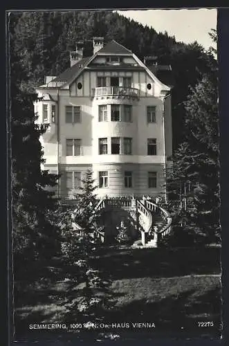 AK Semmering /N. Oe., Haus Vienna im Sonnenschein