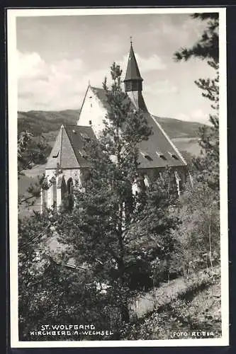 AK Kirchberg a. Wechsel, Kirche St. Wolfgang im Sonnenschein