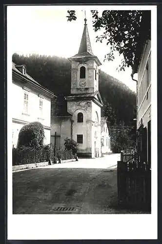 AK Lehenrotte a. d. Traisen, Strassenpartie mit Kirche