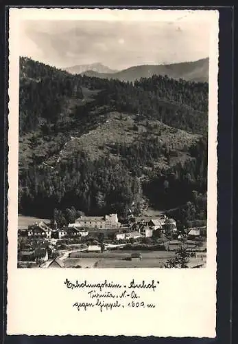 AK Türnitz, Blick auf das Erholungsheim Auhof gegen Gippel