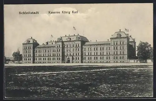 AK Schlettstadt, Kaserne König Karl