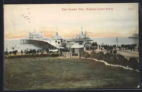 AK Weston-Super-Mare, The Grand Pier