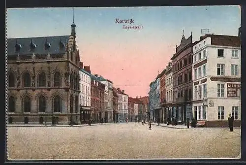 AK Kortrijk, Blick in die Leye-straat