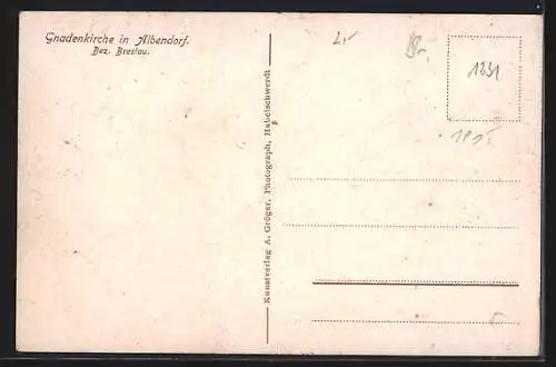AK Albendorf, Partie an der Gnadenkirche