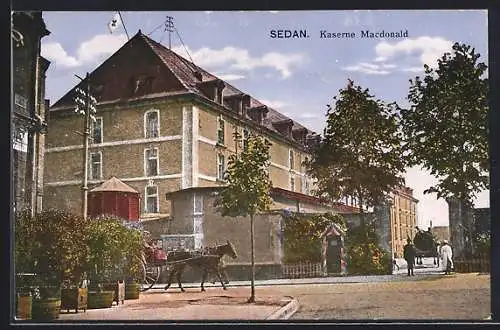 AK Sedan, Kaserne Macdonald, Pferdegespann