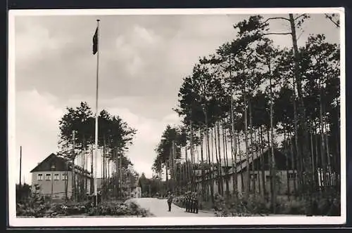 AK Schwiebus, Strassenpartie im Tiborlager