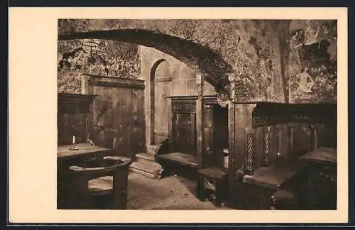 AK Wien, Weinstube St. Urbani-Keller, Am Hof 12, Innenansicht