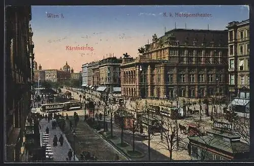 AK Wien, K. k. Hofoperntheater am Kärntnerring