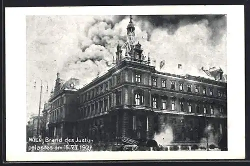 AK Wien, Brand des Justizpalastes 1927