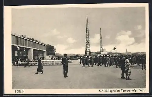 AK Berlin-Tempelhof, Zentralflughafen