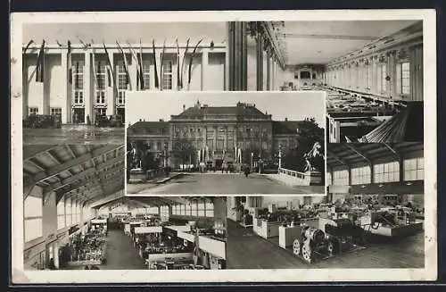 AK Wien, Internationale Messe, Ausstellung 1946, Veranstaltungshallen