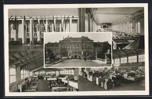 AK Wien, Internationale Messe, Ausstellung 1946, Veranstaltungshallen