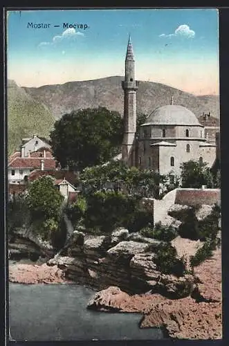 AK Mostar, Moschee im Ortsbild