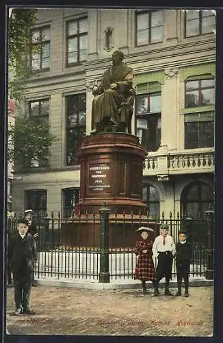 AK Rotterdam, Monument Gijsberg Karl van Hogendorp