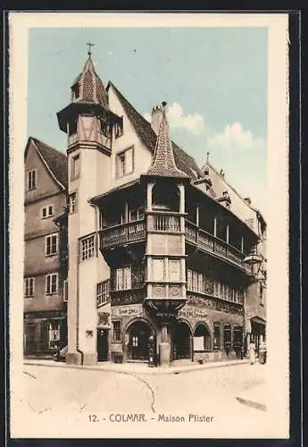 AK Colmar, la maison Pfister à l`architecture typique