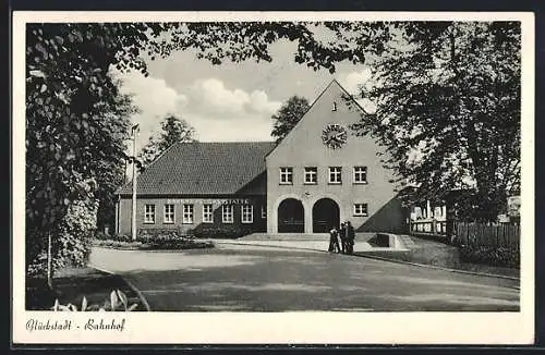 AK Glückstadt, Bahnhof