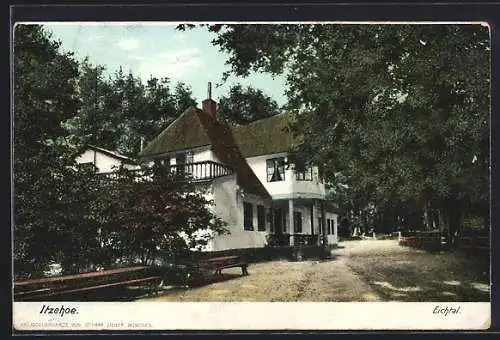 AK Itzehoe, Gasthaus Eichtal im Sommer