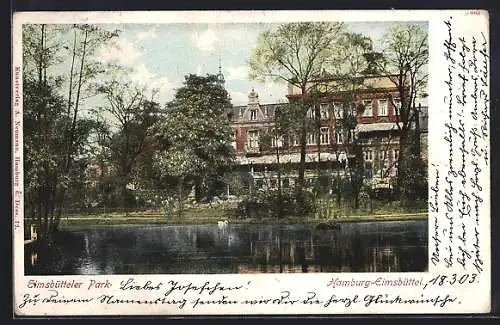 AK Hamburg-Eimsbüttel, Park-Hotel H. Bartels