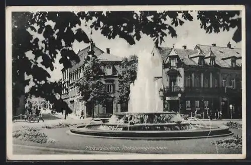 AK Kaiserslautern, Blick auf Tackelwoogbrunnen