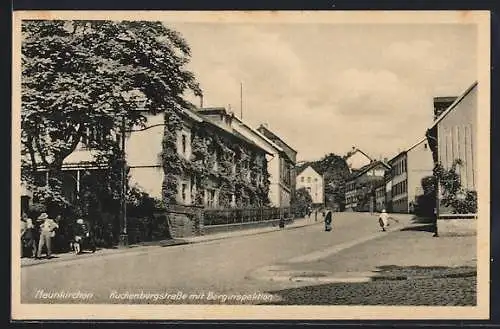 AK Neunkirchen / Saar, Kuchenbergstrasse mit Berginspektion