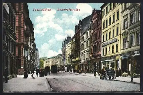 AK Saarbrücken, Geschäfte in der Bahnhofstrasse