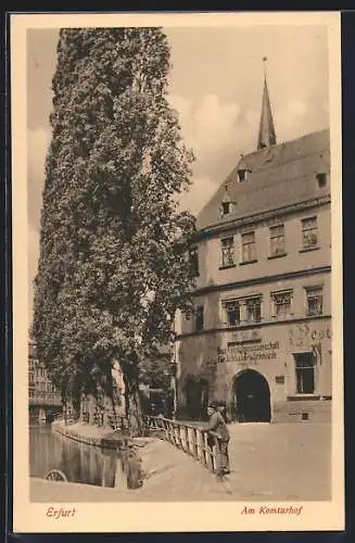 AK Erfurt, Strasse am Komturhof