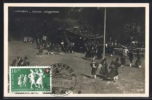 AK Champéry, Danses villageoises