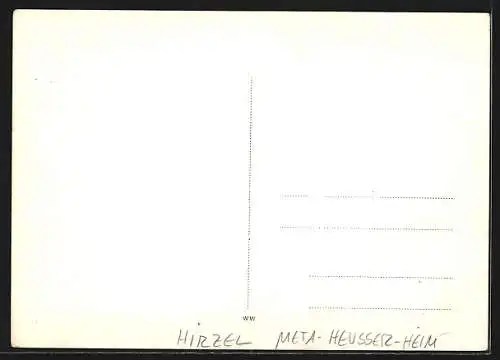 AK Hirzel, Meta-Heusser-Heim im Schnee