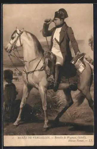 AK Napoleon Bonaparte, Bataille de Wagram