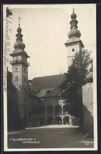 AK Klagenfurt, Blick auf das Landhaus