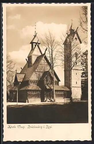 AK Brückenberg, Kirche Wang im Sonnenschein